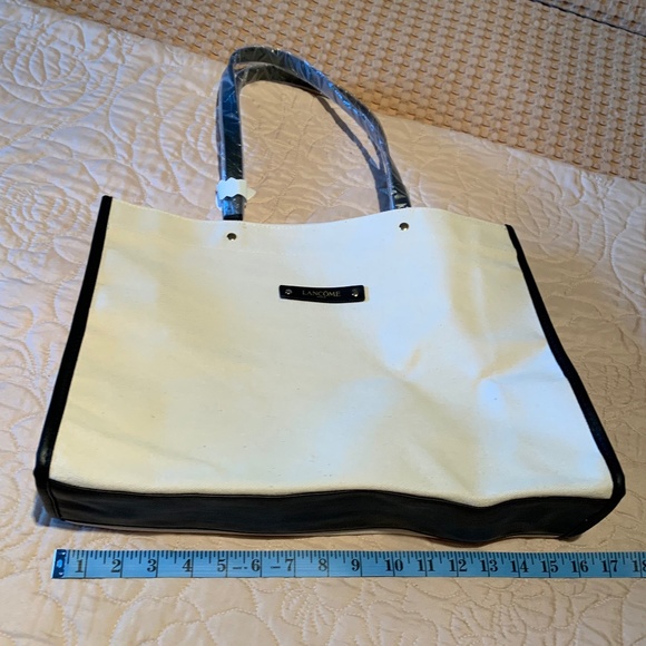 🔥65% OFF ‼️NWT Lancôme Canvas Tote Bag - Picture 3 of 5